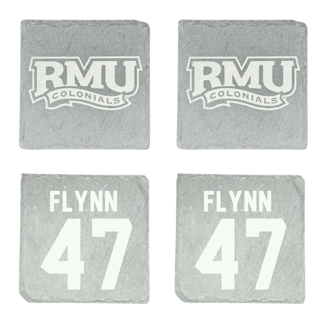 Robert Morris University Football Stone Coaster (4 Pack)  - #47 Mack Flynn