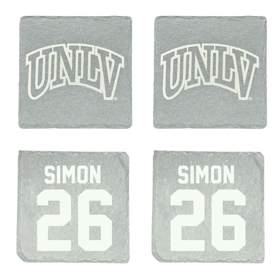 University of Nevada-Las Vegas Baseball Stone Coaster (4 Pack)  - #26 Sam Simon