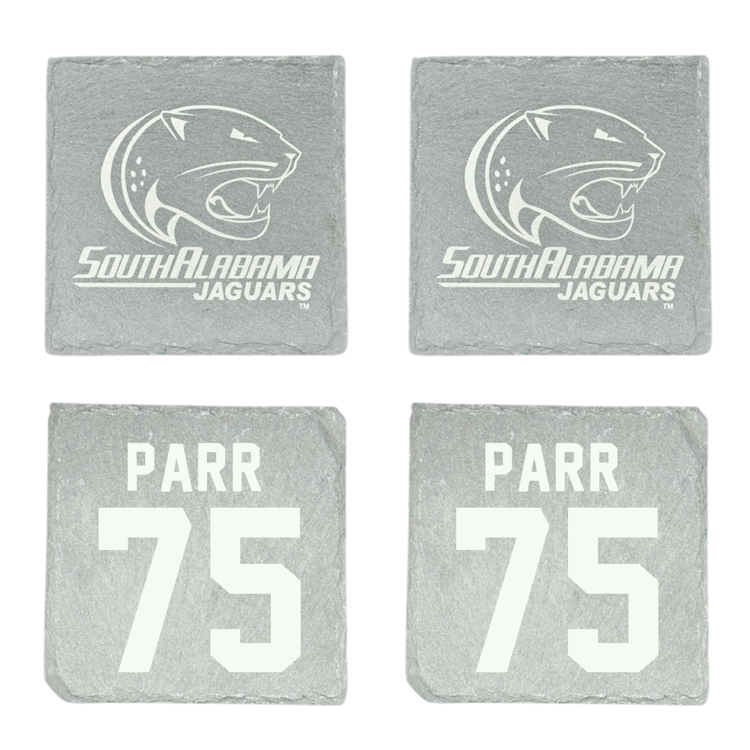 University of South Alabama Football Stone Coaster (4 Pack)  - #75 Damon Parr