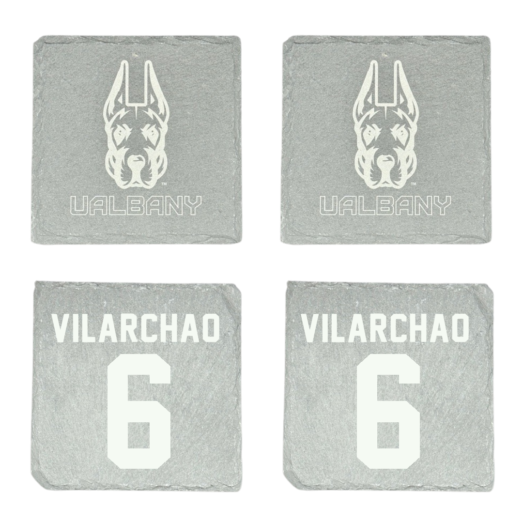 University at Albany Softball Stone Coaster (4 Pack)  - #6 Victoria Vilarchao