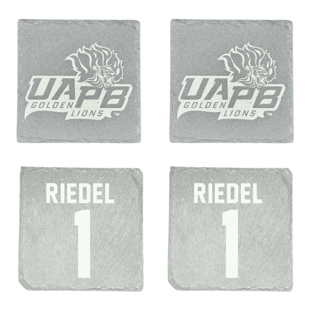 University of Arkansas-Pine Bluff Soccer Stone Coaster (4 Pack)  - #1 Makaila Riedel