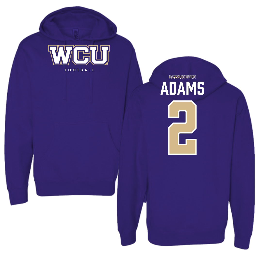 Western Carolina University Football Royal Purple Long Sleeve - #2 Branson Adams