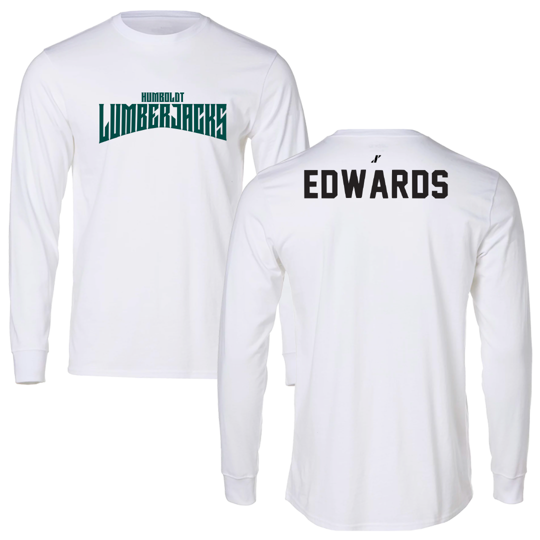 Cal Poly Humboldt Wrestling White Classic Long Sleeve - Andrew Edwards