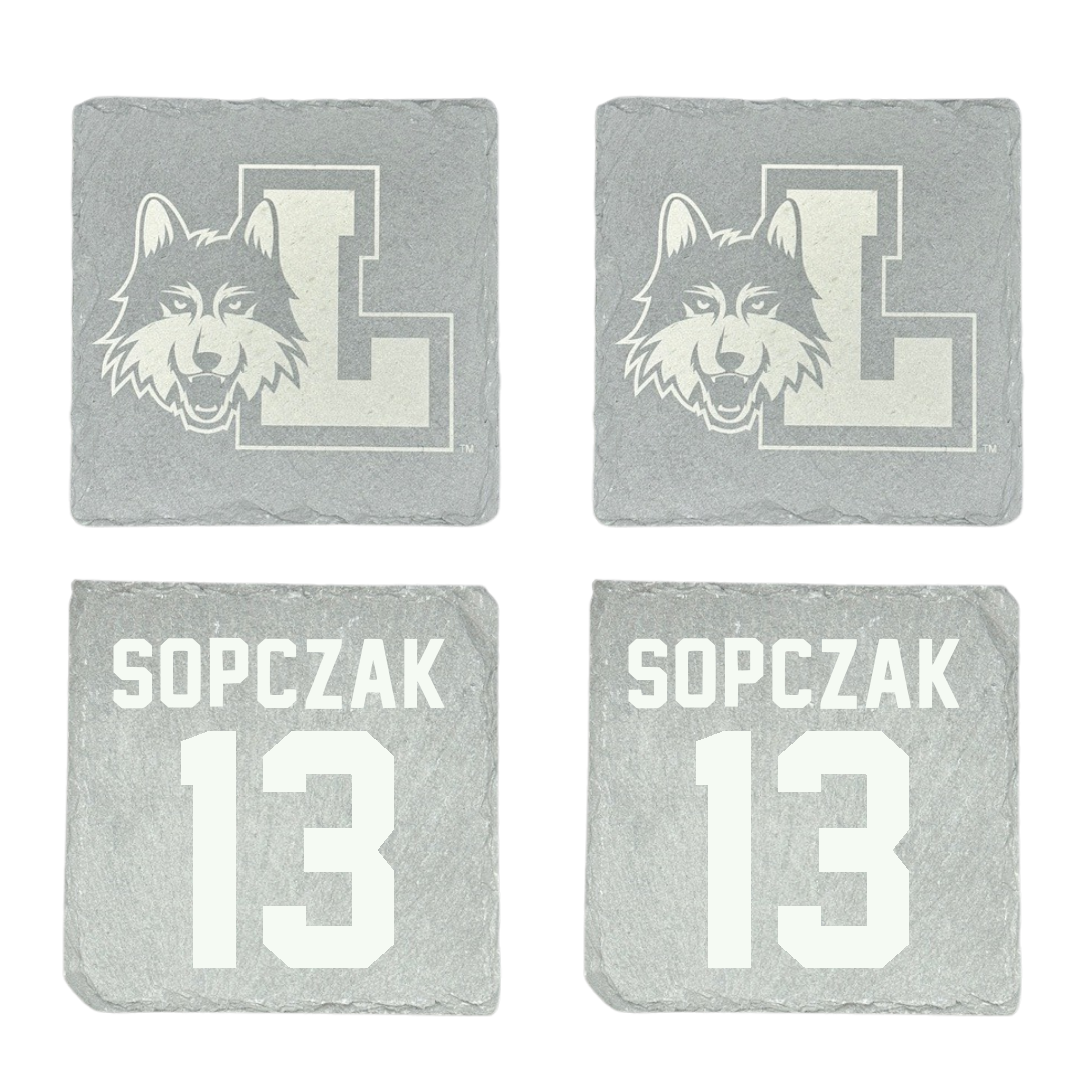 Loyola University-Chicago Softball Stone Coaster (4 Pack)  - #13 Teagan Sopczak