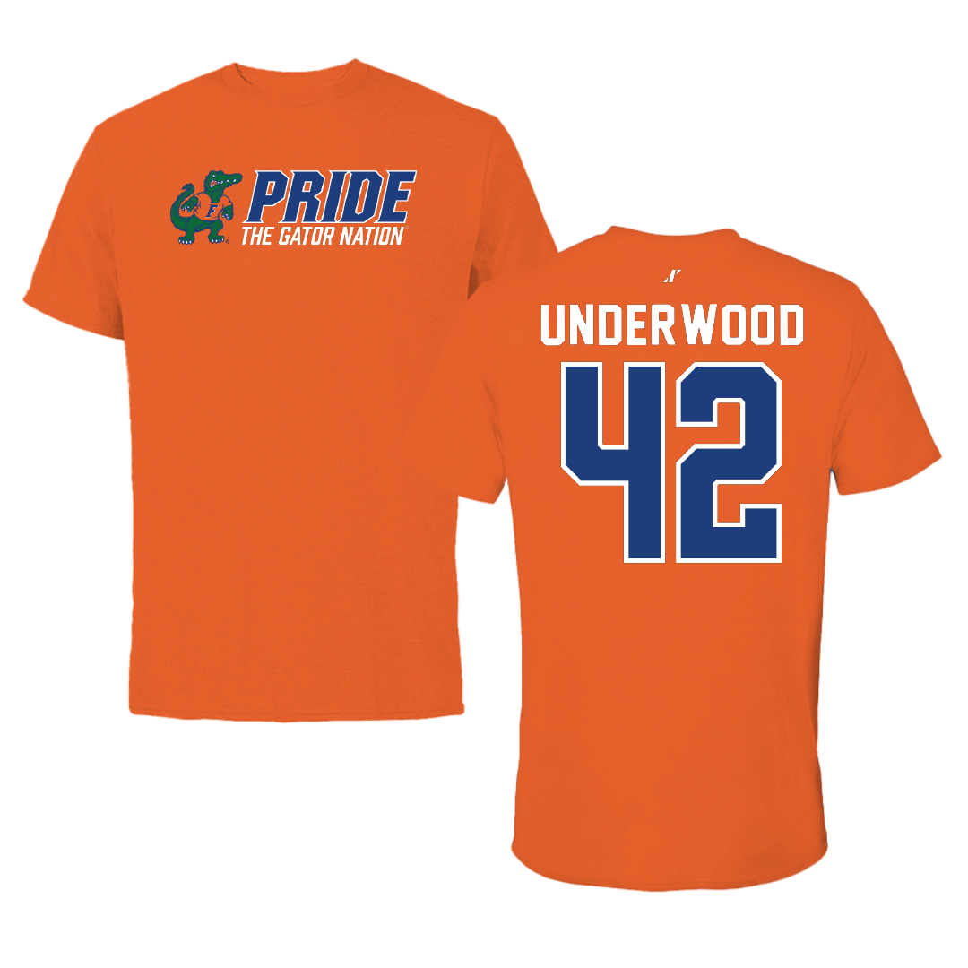 University of Florida Football Orange General Tee - #42 Rocco Underwood