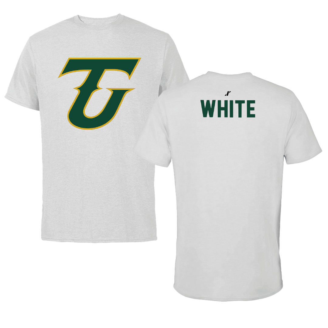 Tiffin University TF and XC Light Gray Tee - Jaylen White
