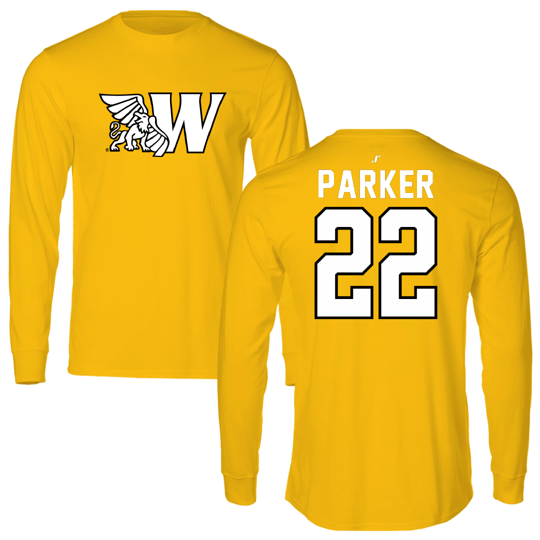 Missouri Western State University Football Gold Performance Long Sleeve - #22 Denver Parker