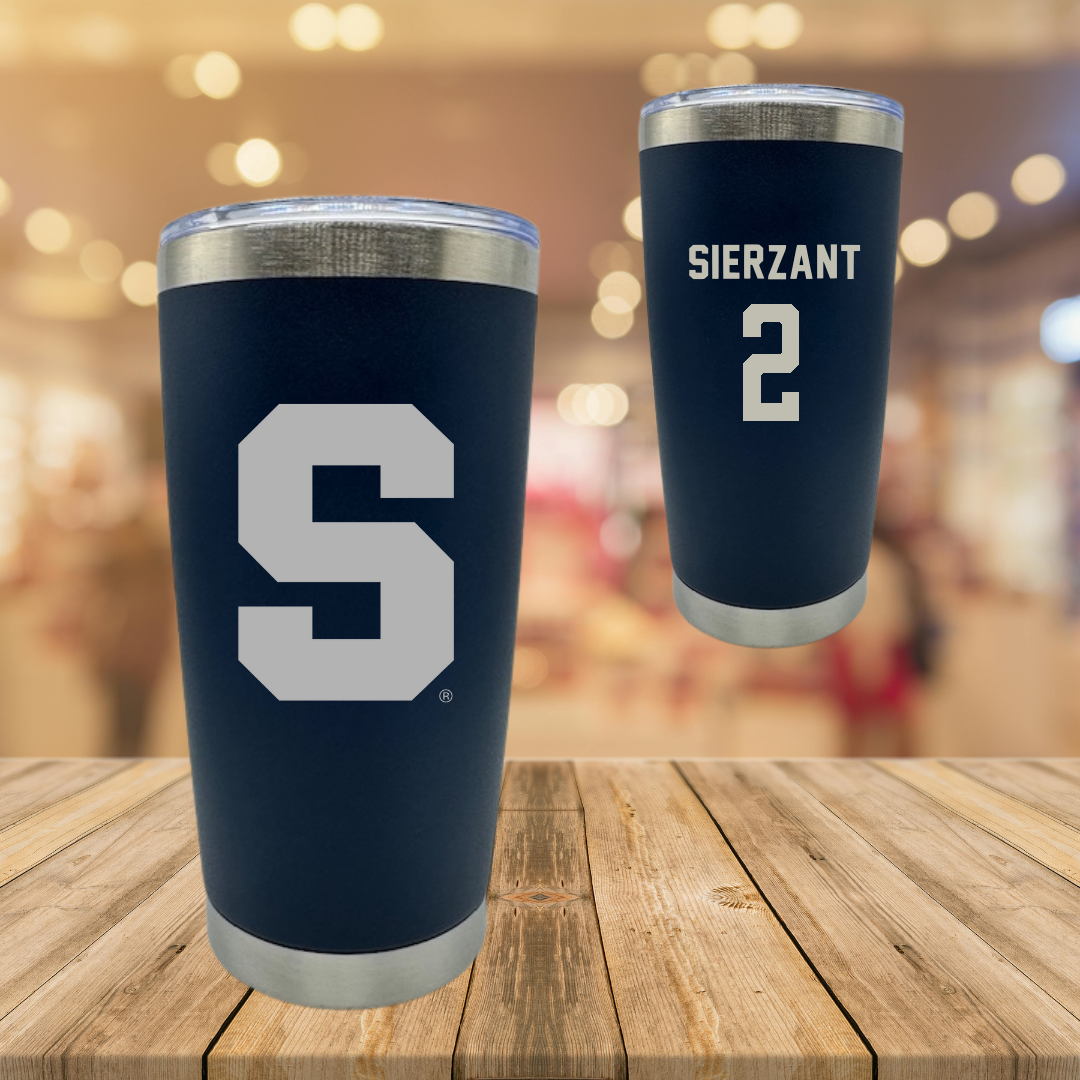 Syracuse University Volleyball Navy Stainless Steel Tumbler - #2 Veronica Sierzant