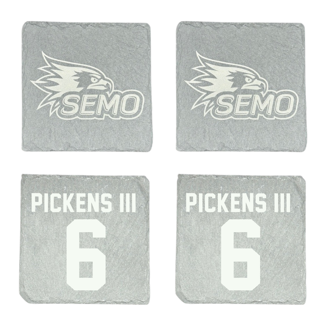 Southeast Missouri State University Football Stone Coaster (4 Pack)  - #6 Henry Pickens III