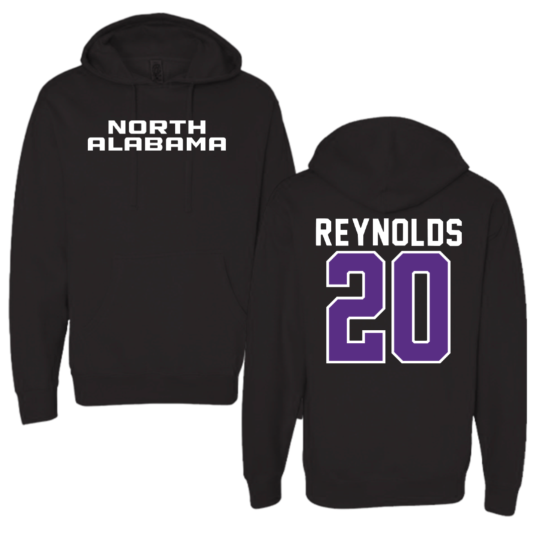 University of North Alabama Soccer Black Hoodie - #20 Maddie Reynolds