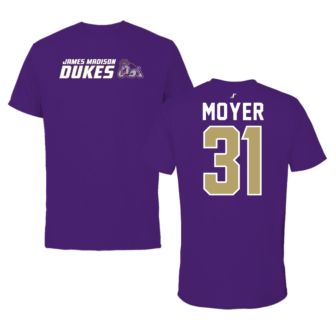 James Madison University Lacrosse Purple General Tee - #31 Adanya Moyer