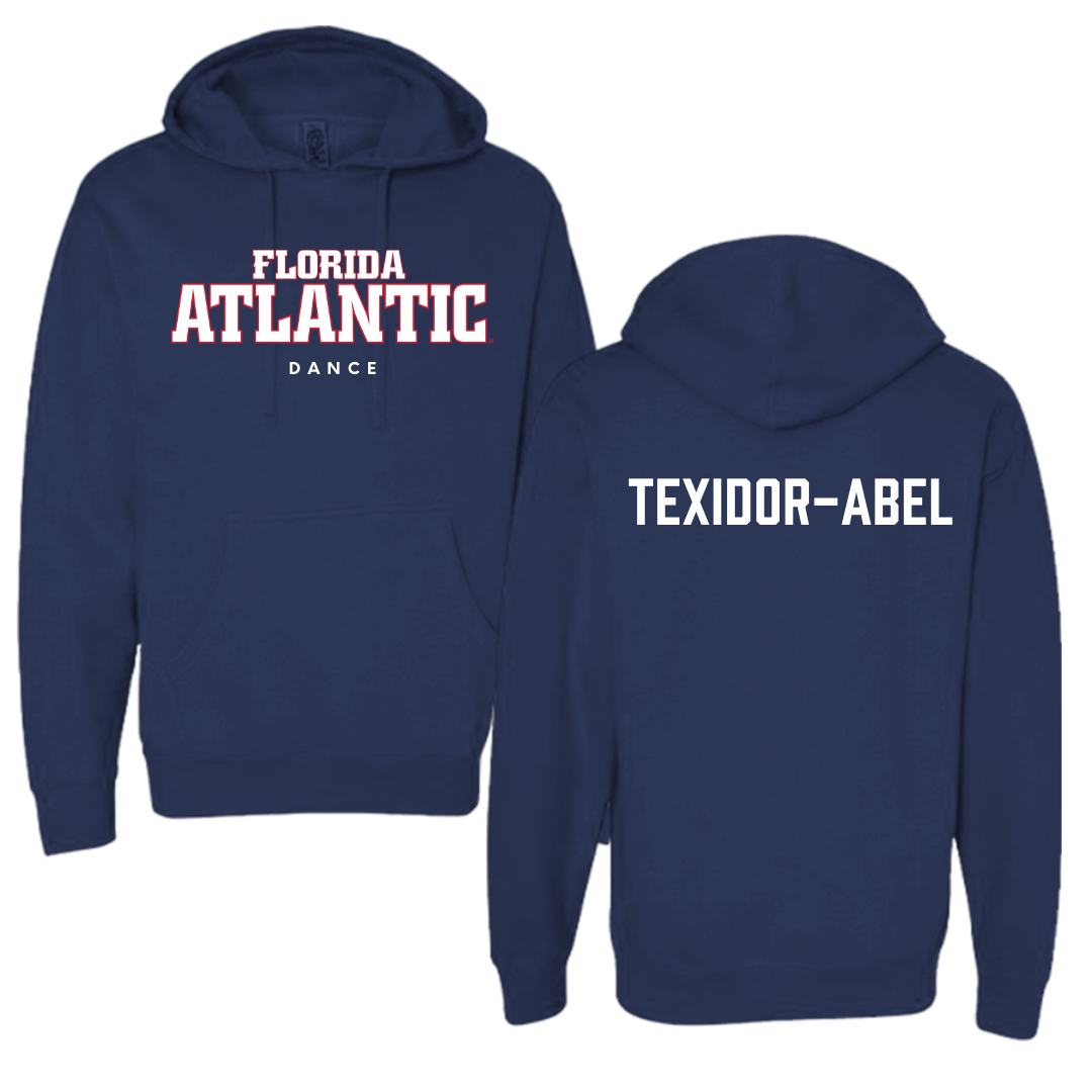 Florida Atlantic University Dance Navy Block Hoodie - Alex Texidor-Abel