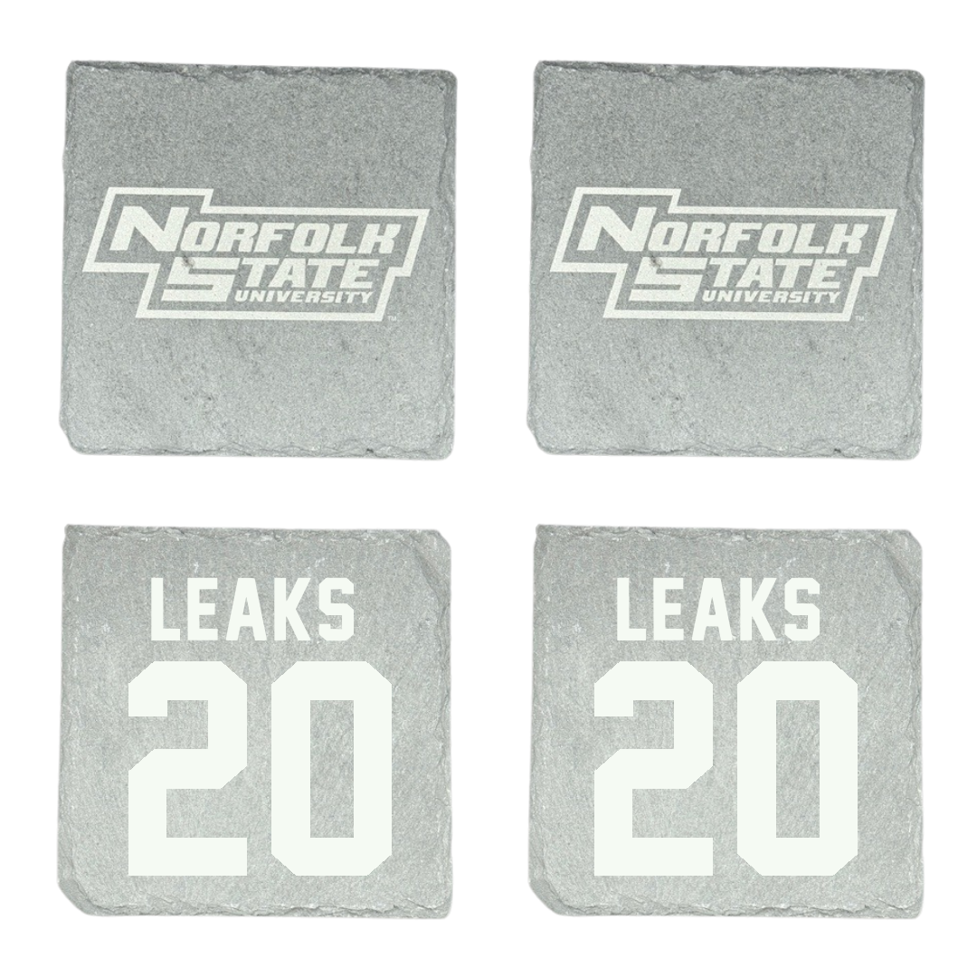 Norfolk State University Basketball Stone Coaster (4 Pack)  - #20 Jordan Leaks