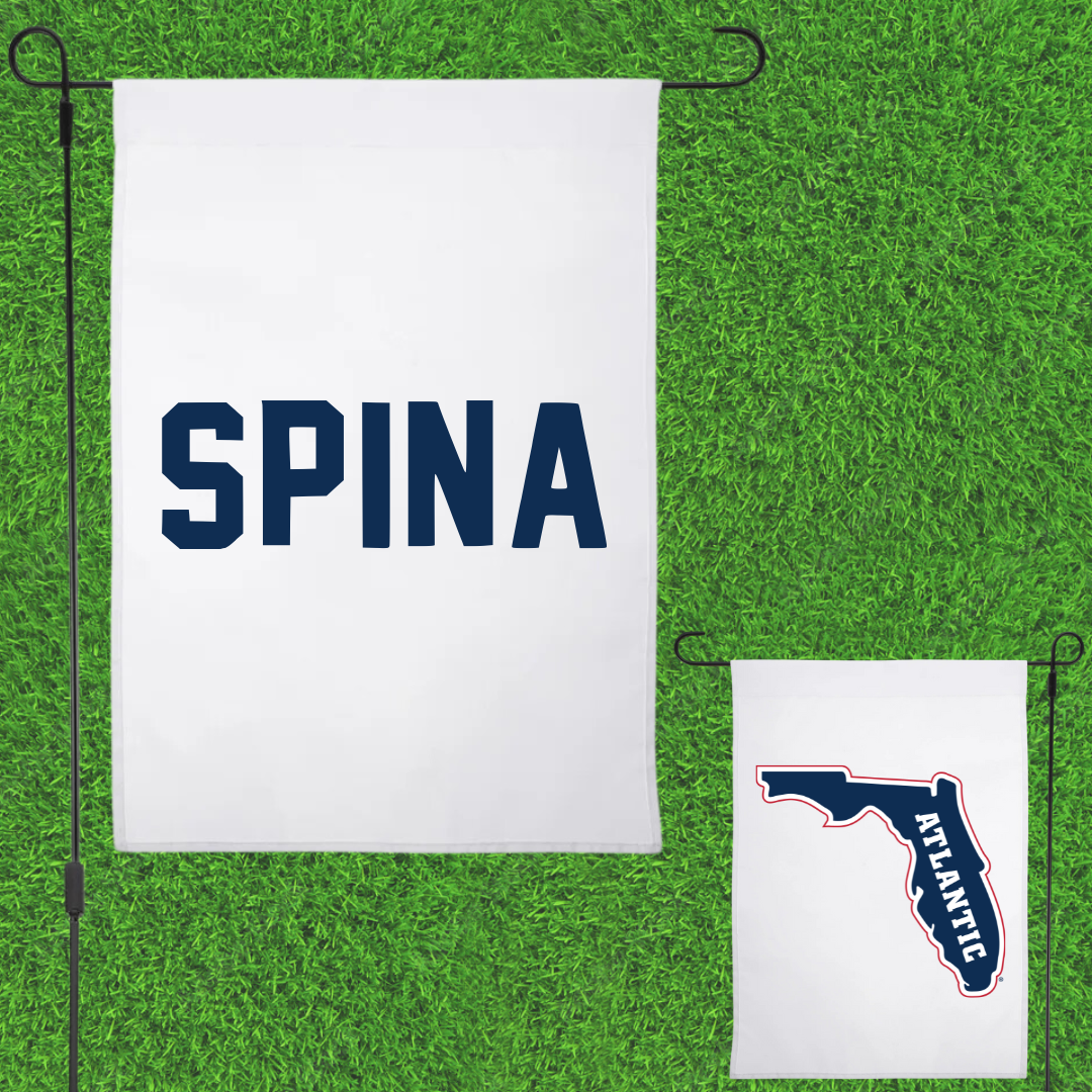 Florida Atlantic University Dance White Garden Flag - Jenna Spina