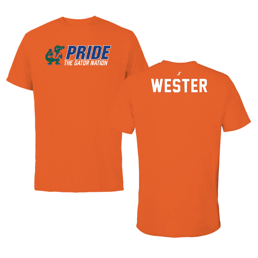 University of Florida TF and XC Orange General Tee - Joe Wester