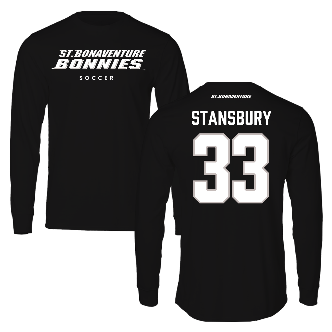 St. Bonaventure University Soccer Black Long Sleeve - #33 Kendall Stansbury
