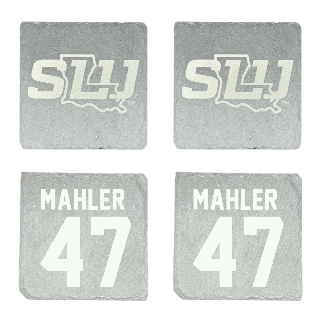 Southeastern Louisiana University Football Stone Coaster (4 Pack)  - #47 Alec Mahler