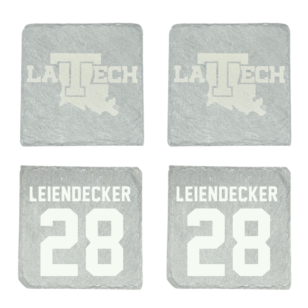 Louisiana Tech University Bowling Stone Coaster (4 Pack)  - #28 Abbie Leiendecker