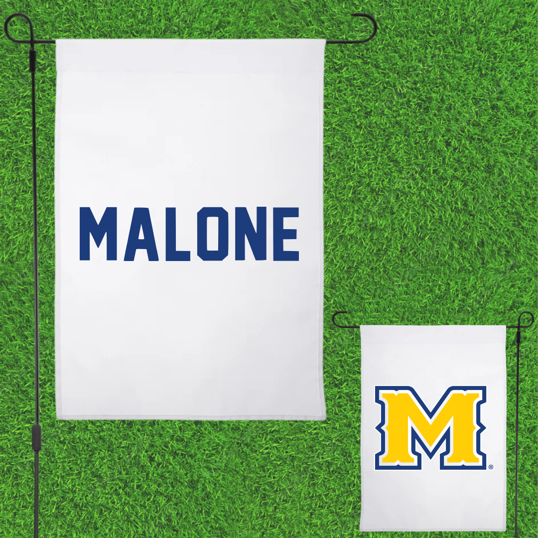 McNeese State University Beach Volleyball White Garden Flag - McKenna Malone