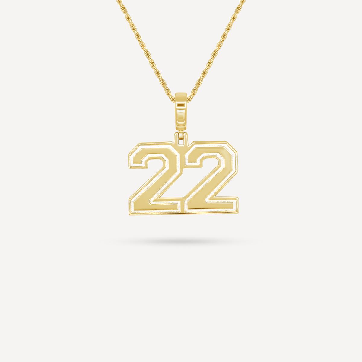 Gold Presidents Pendant and Chain - #22 Denver Parker
