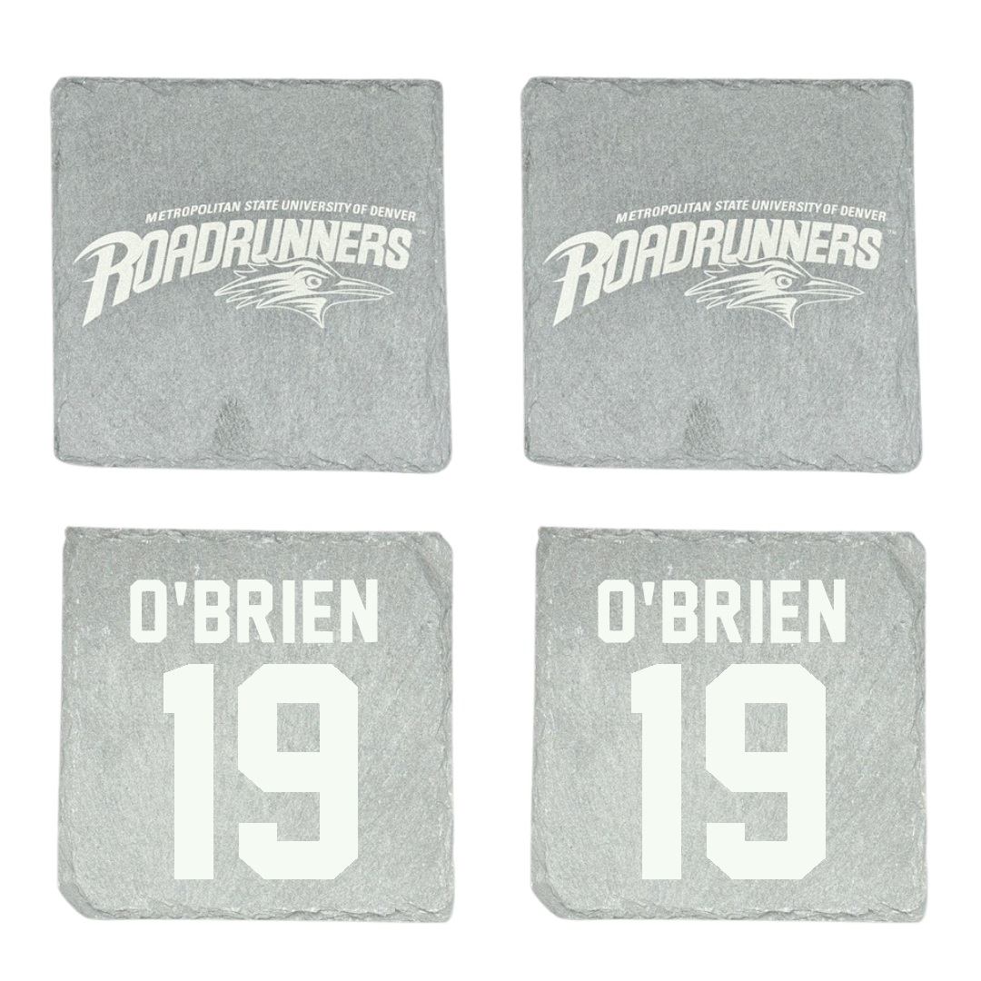 Metropolitan State University of Denver Soccer Stone Coaster (4 Pack)  - #19 Taryn O'Brien