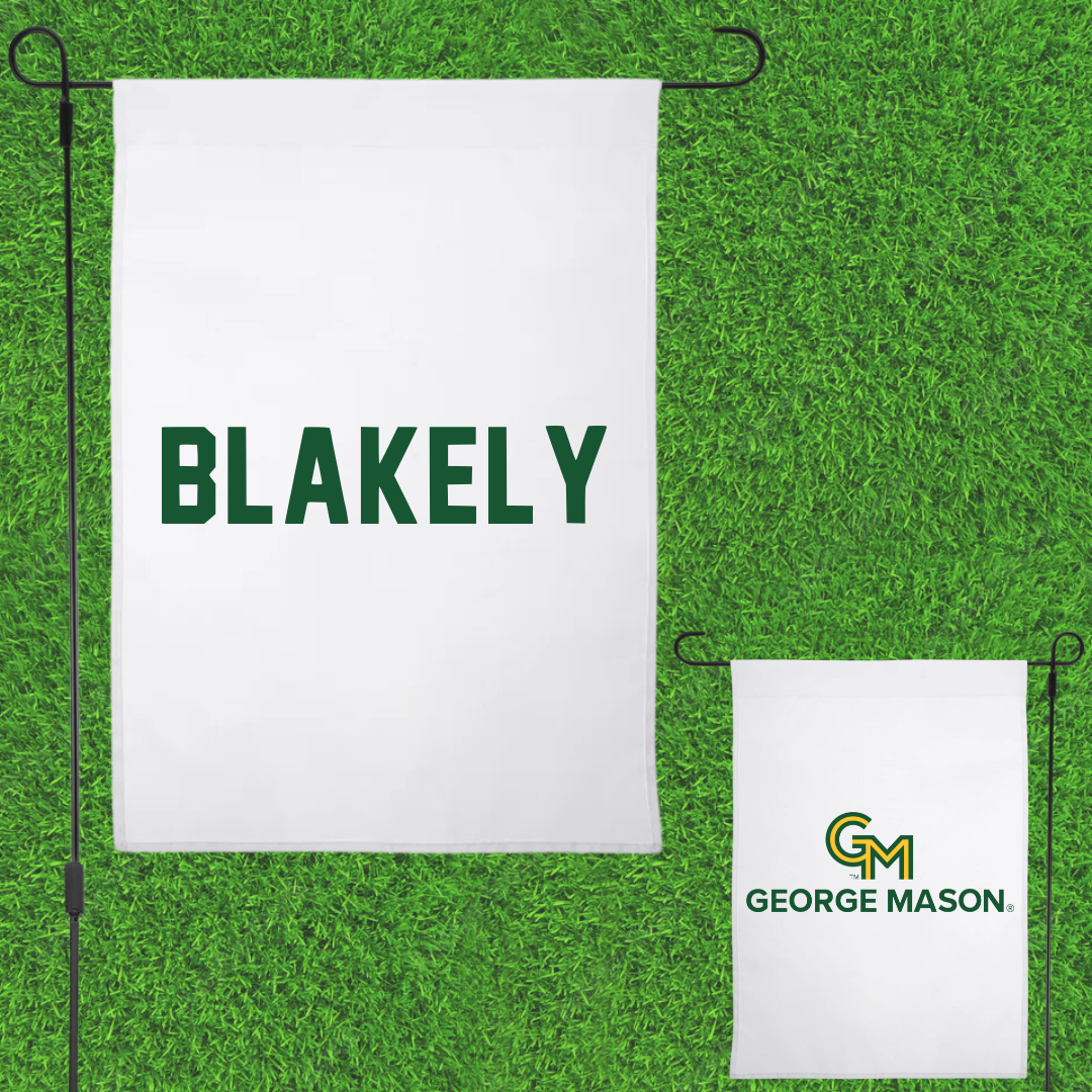 George Mason University Rowing White Garden Flag - Monika Blakely