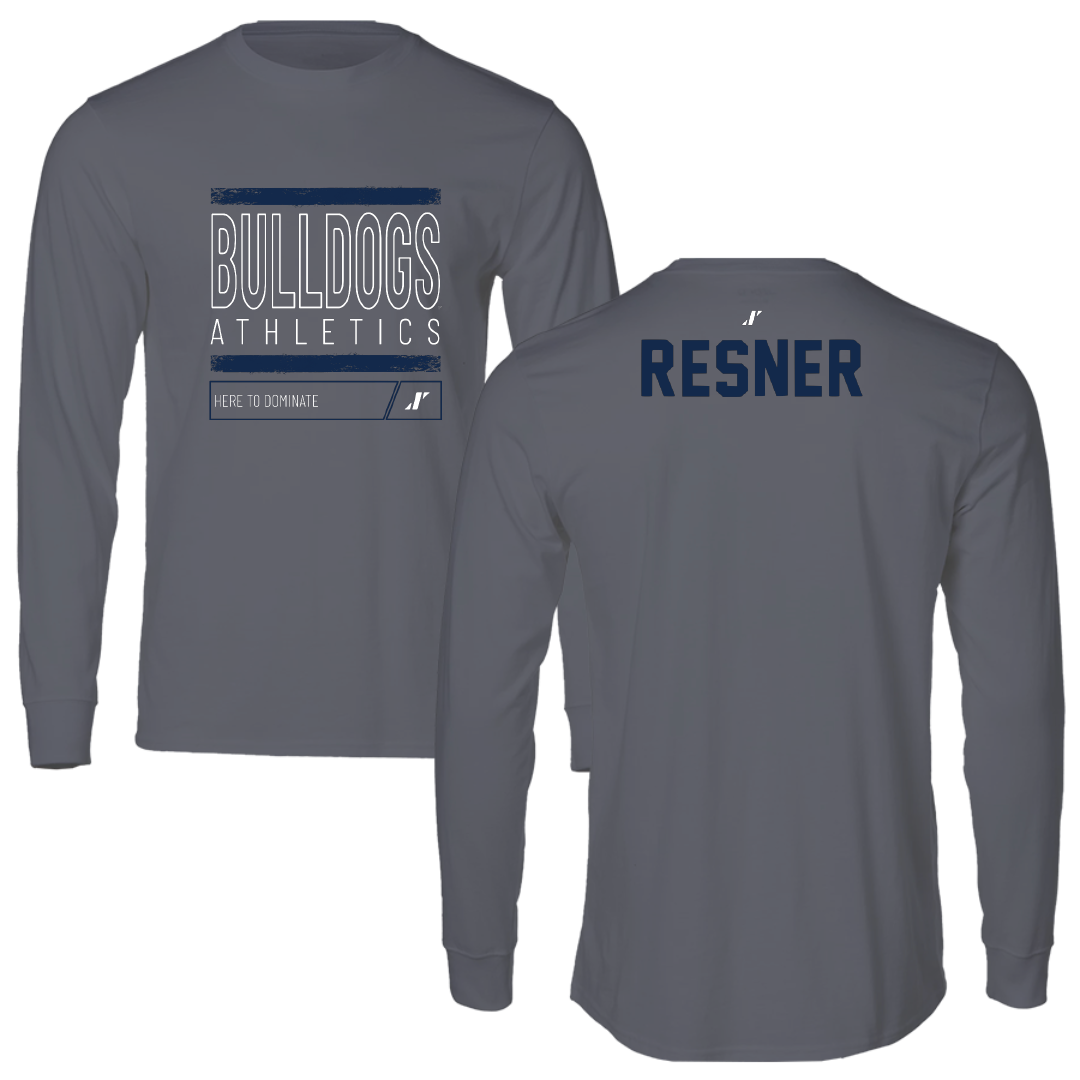 Butler University Swimming & Diving Dark Gray Dominate Long Sleeve - Sophia Resner