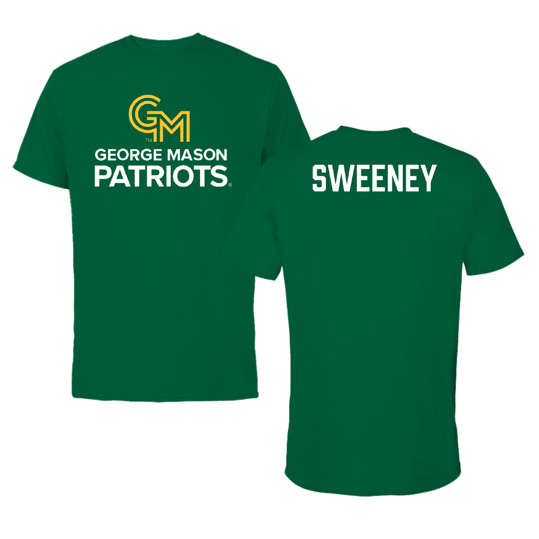 George Mason University Swimming & Diving Green Patriots Performance Tee - Gracie Sweeney