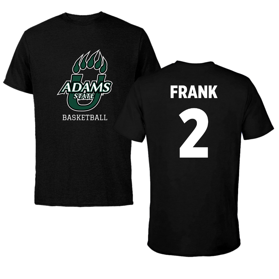 Adams State University Basketball Black State Performance Tee - #2 Harrison Frank