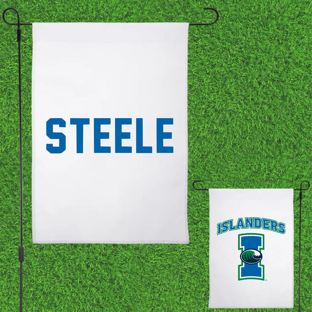 Texas A&M University-Corpus Christi TF and XC White Garden Flag - Yasmine Steele