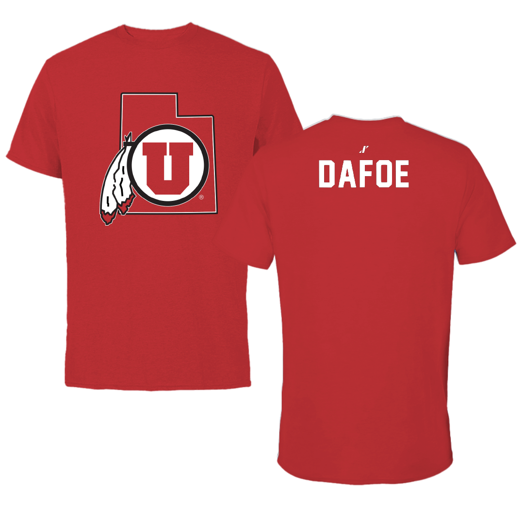 University of Utah Swimming & Diving Red State Performance Tee - Claire Dafoe