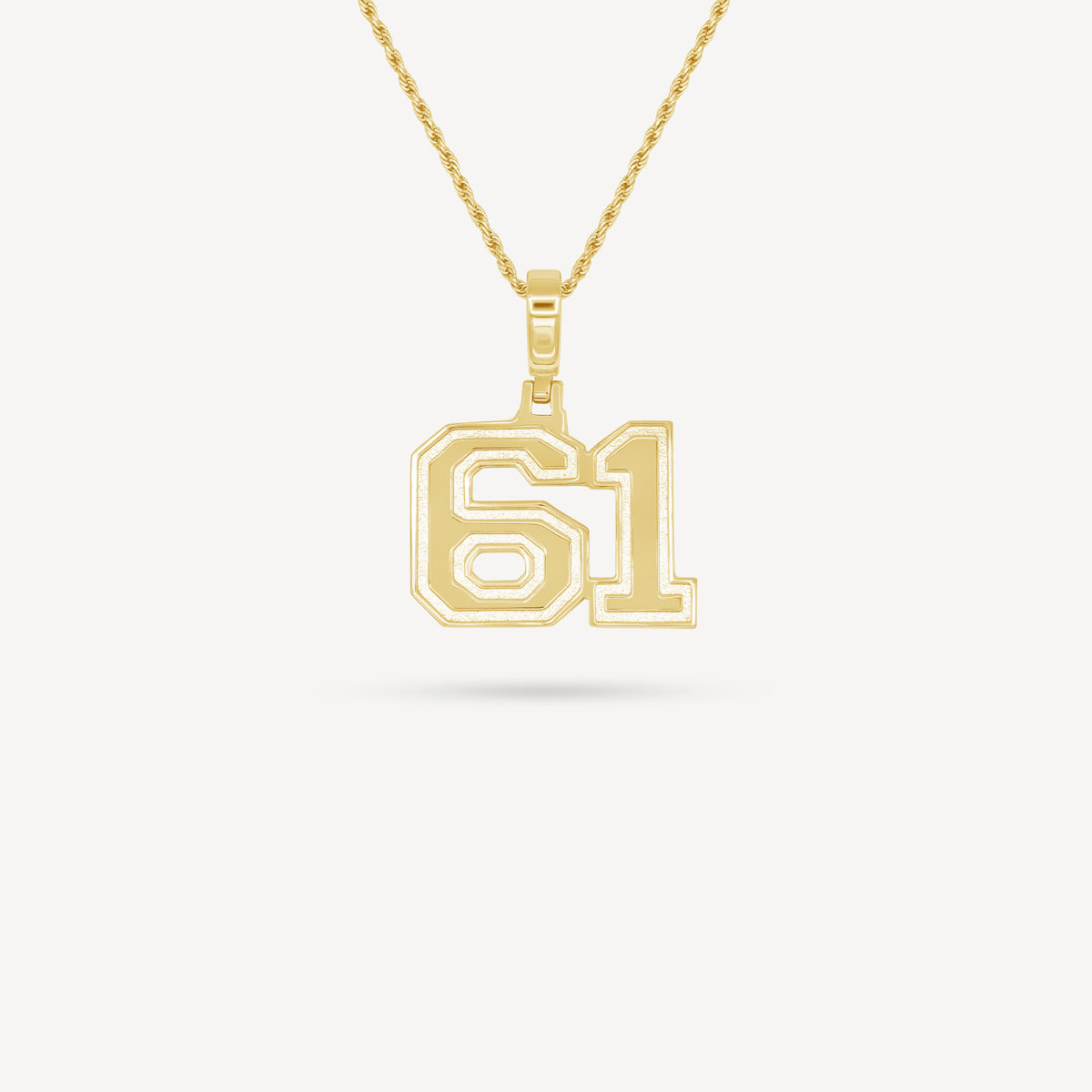 Gold Presidents Pendant and Chain - #61 Hunter Mangum