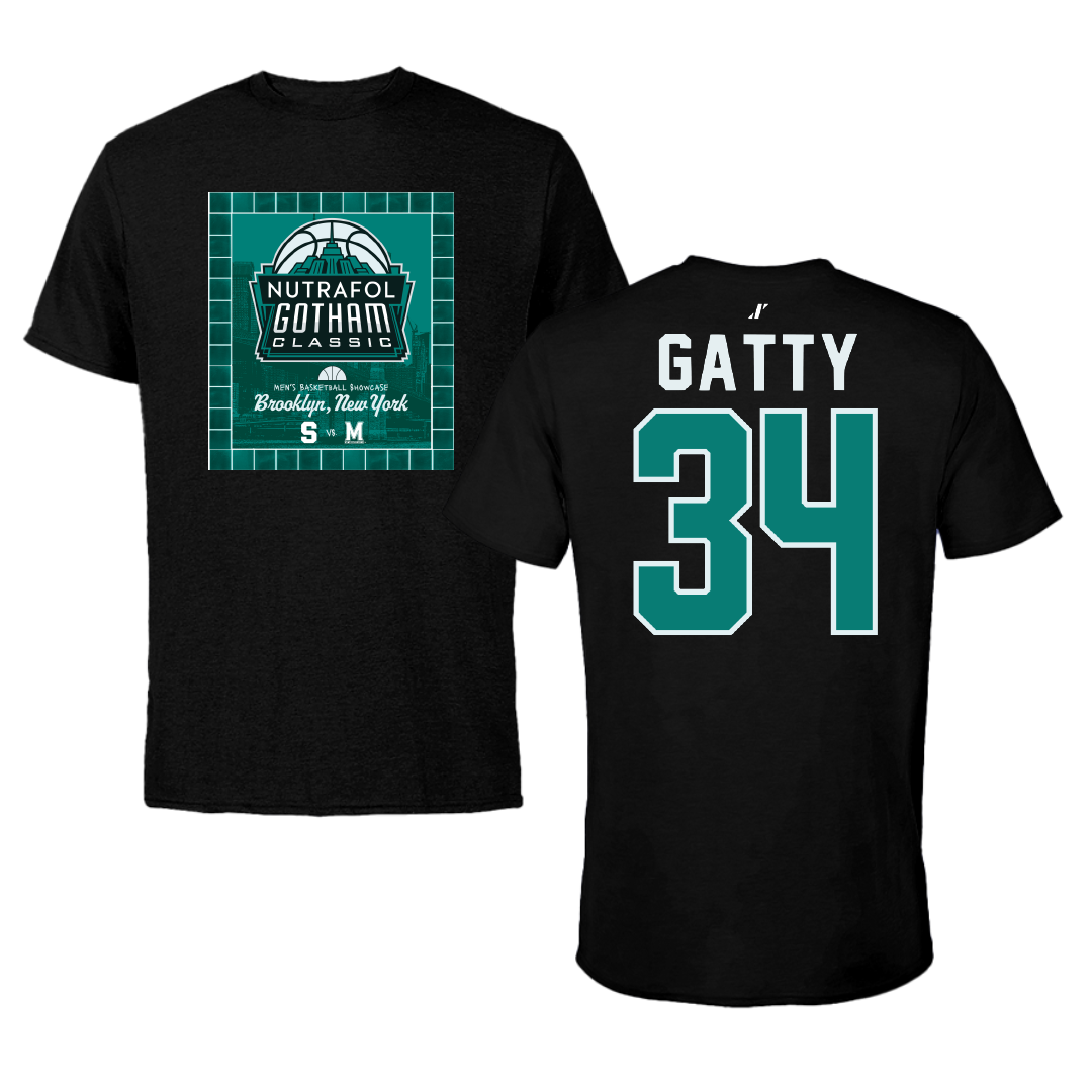Syracuse University Basketball Black Gotham Syracuse Classic Tee - #34 Christopher Gatty