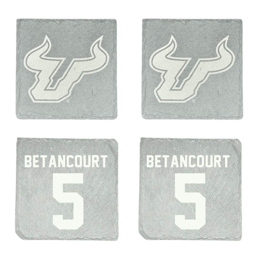 University of South Florida Baseball Stone Coaster (4 Pack)  - #5 Rafael Betancourt