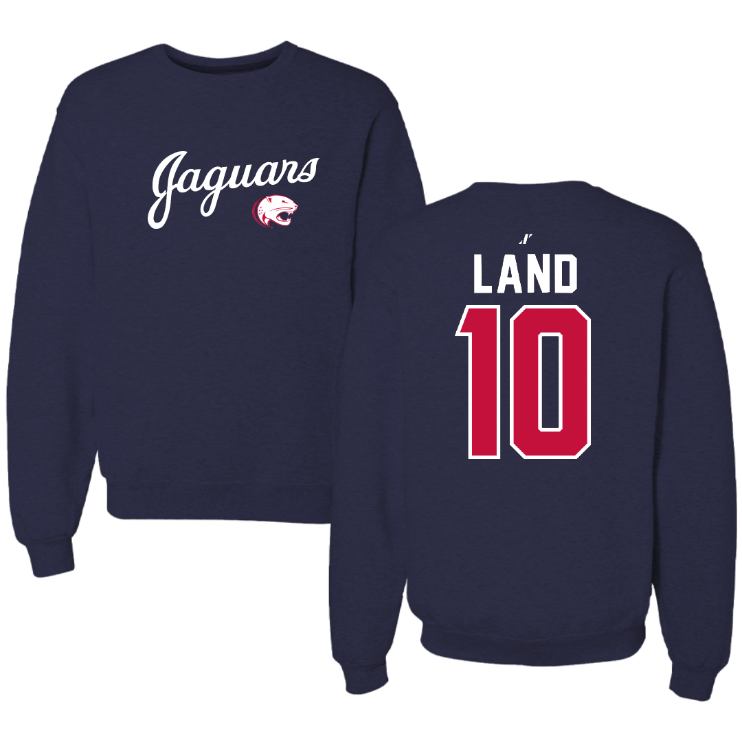 University of South Alabama Basketball Navy General Crewneck - #10 Maxwell Land