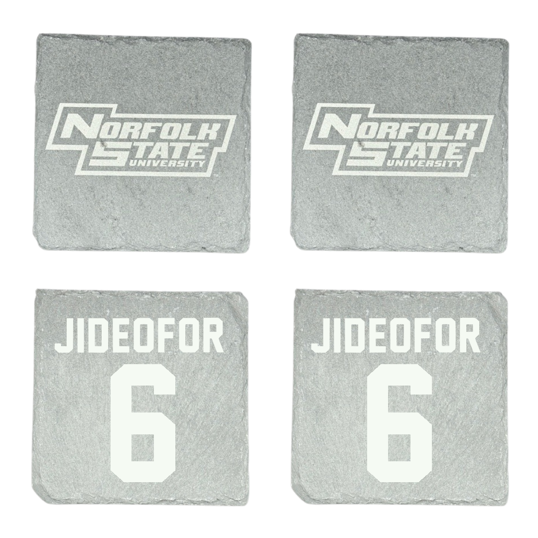 Norfolk State University Volleyball Stone Coaster (4 Pack)  - #6 Adlene Jideofor
