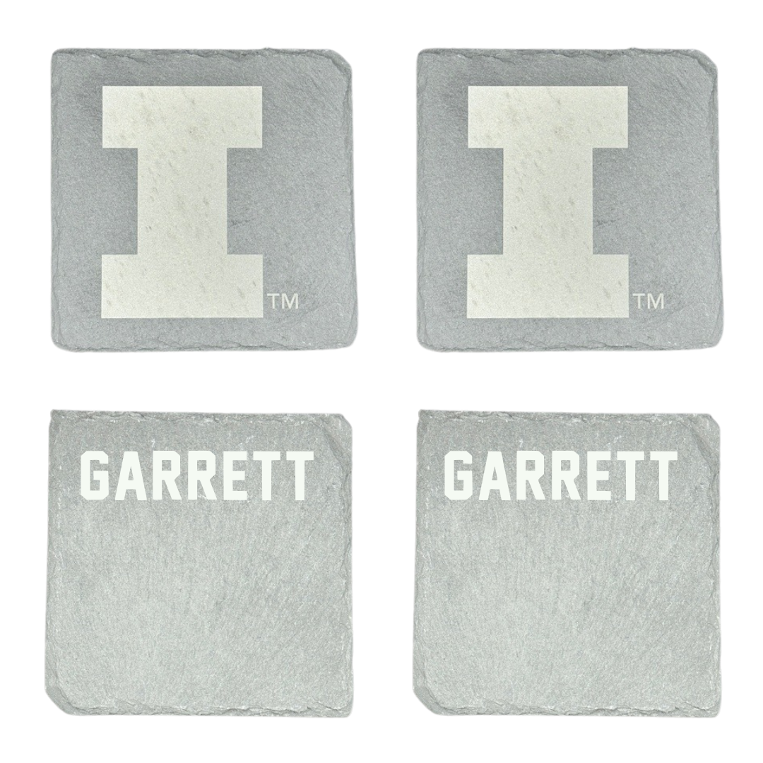 University of Illinois TF and XC Stone Coaster (4 Pack)  - Kam Garrett