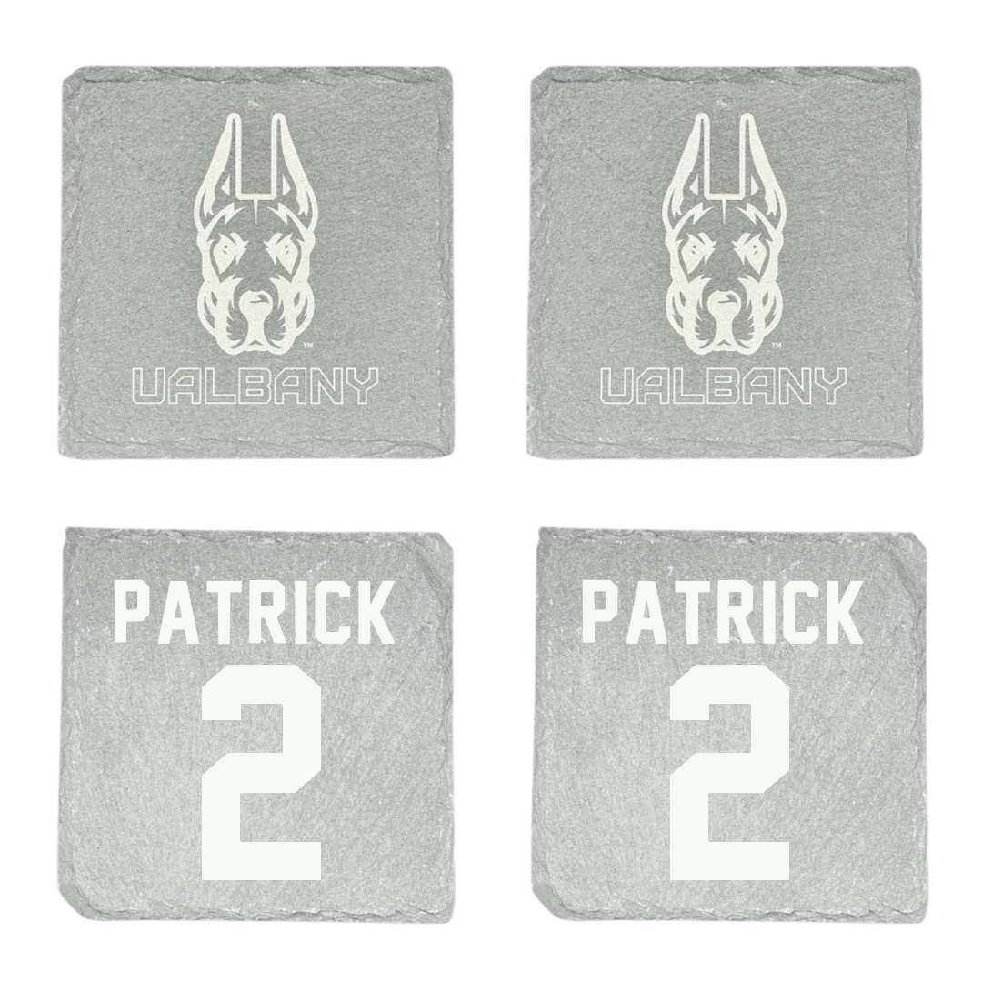 University at Albany Football Stone Coaster (4 Pack)  - #2 Denzel Patrick