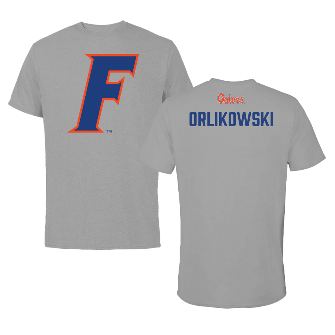 University of Florida Tennis Dark Gray Performance Tee - Olek Orlikowski