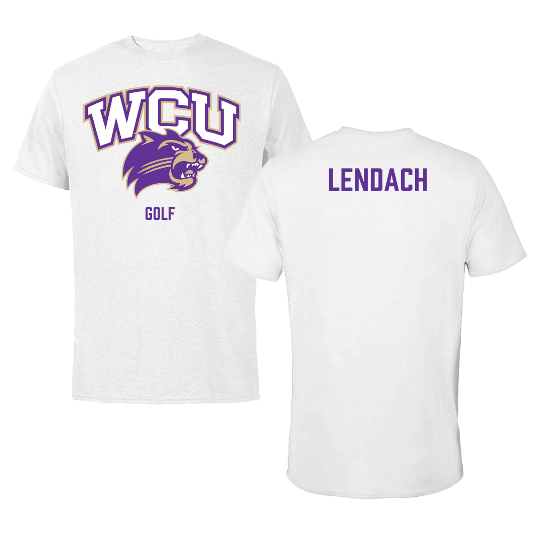 Western Carolina University Golf White Tee - Josh Lendach