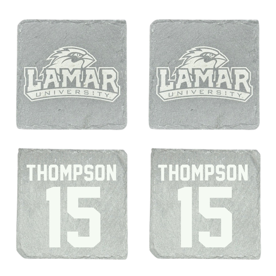 Lamar University Softball Stone Coaster (4 Pack)  - #15 Roxy Thompson