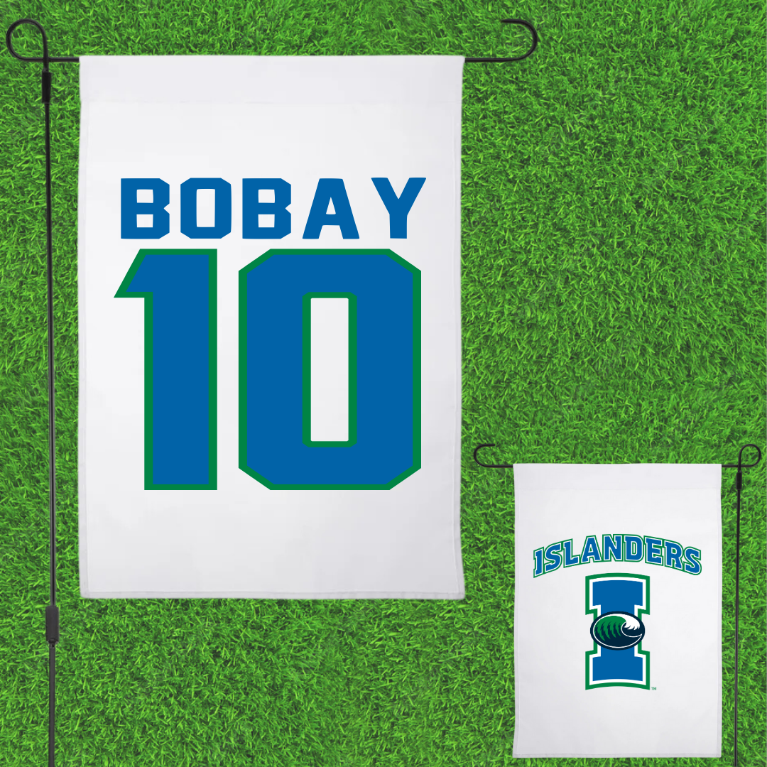 Texas A&M University-Corpus Christi Beach Volleyball White Garden Flag - #10 Kristin Bobay