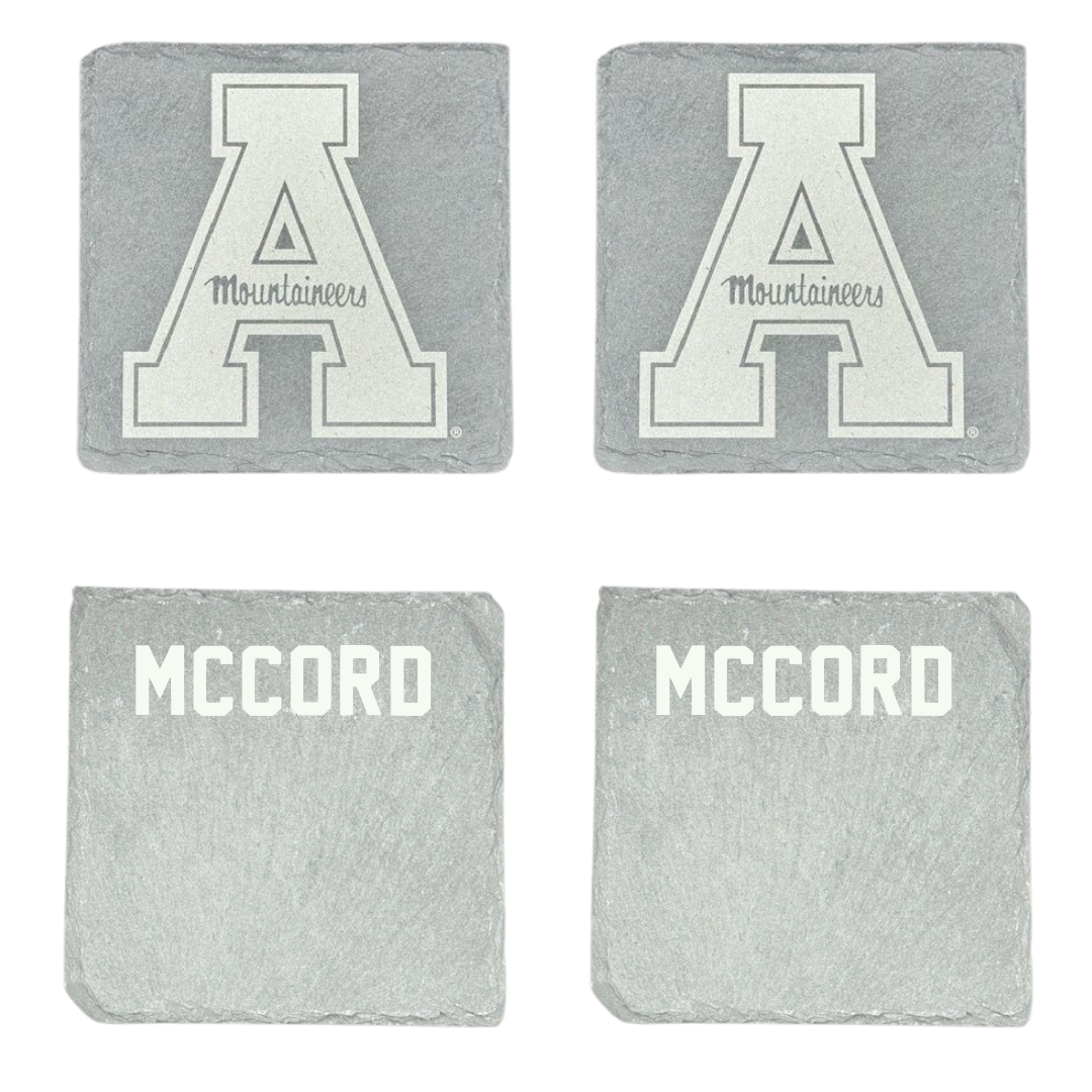 Appalachian State University TF and XC Stone Coaster (4 Pack)  - Mariah McCord