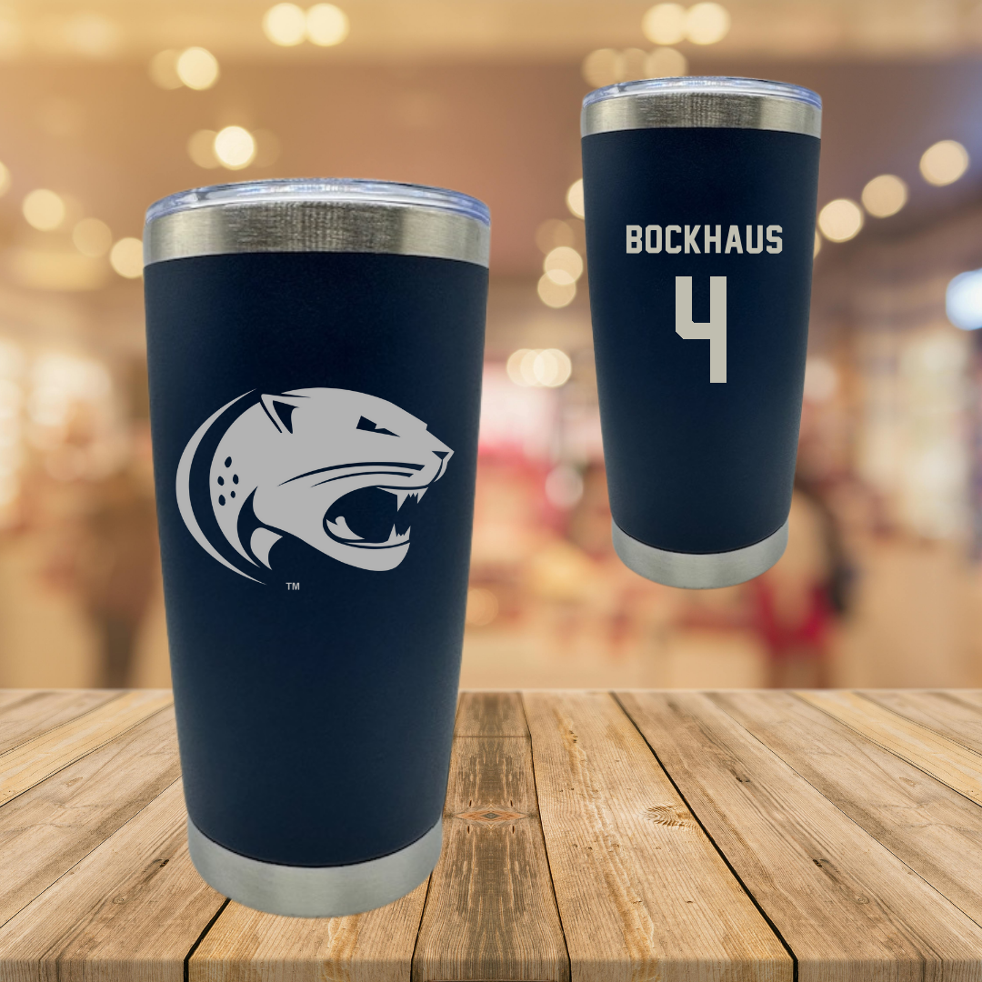 University of South Alabama Softball Navy Stainless Steel Tumbler - #4 Brooklynn Bockhaus