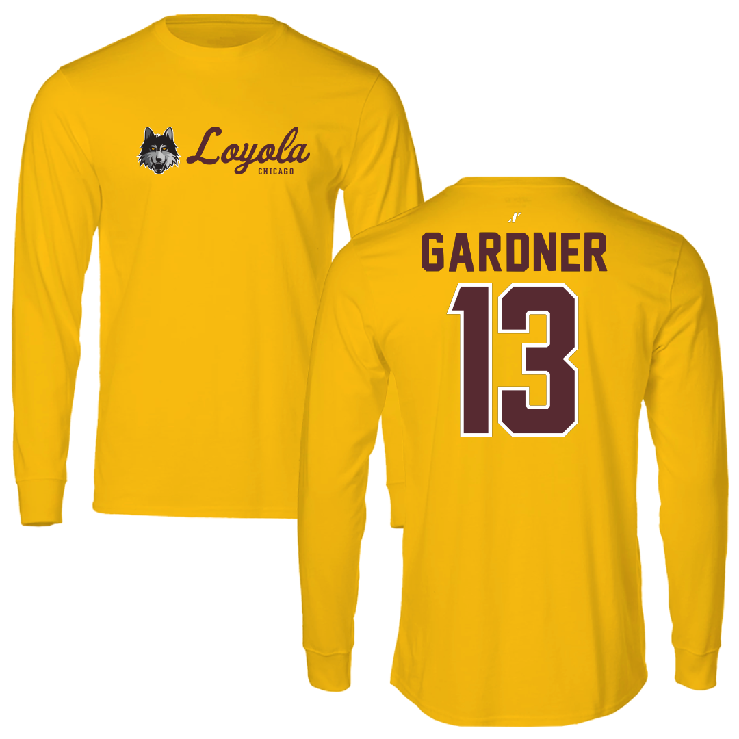 Loyola University-Chicago Volleyball Gold General Long Sleeve - #13 Olivia Gardner