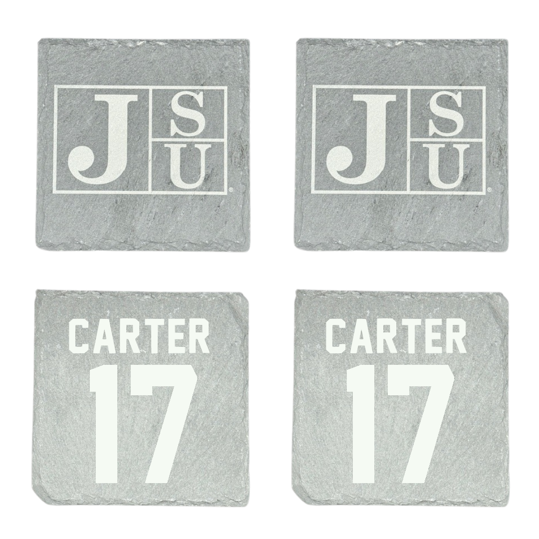Jackson State University Volleyball Stone Coaster (4 Pack)  - #17 Kymorah Carter