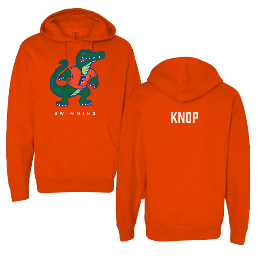 University of Florida Swimming & Diving Orange Hoodie - Amadeusz Knop