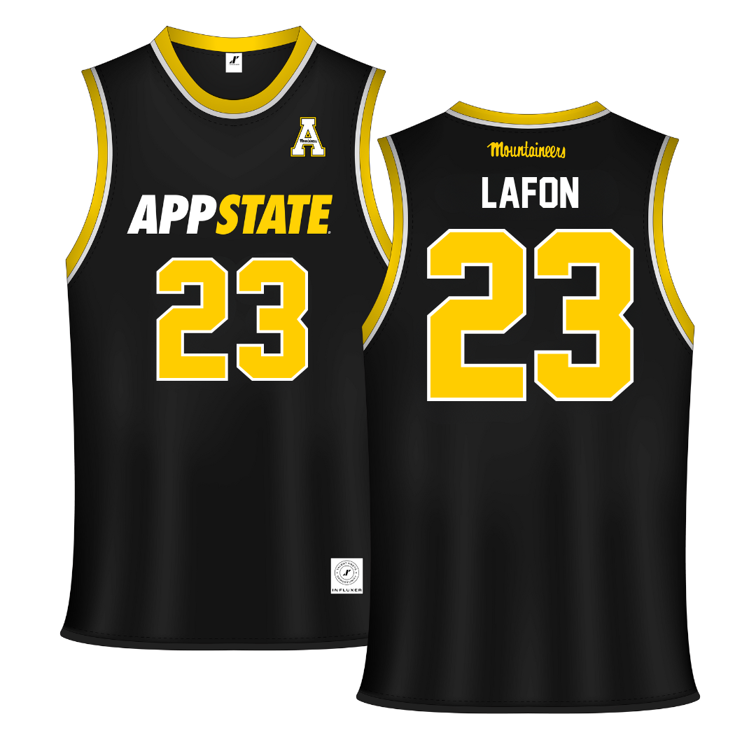 Appalachian State University Black Basketball Jersey - #23 Samantha LaFon