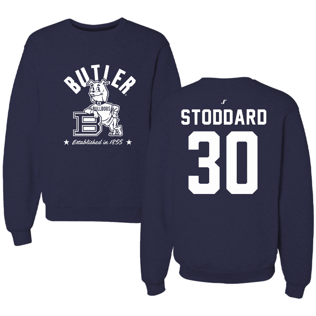 Butler University Basketball Navy General Crewneck - #30 Abigail Stoddard