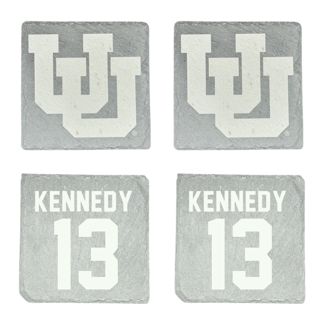 University of Utah Football Stone Coaster (4 Pack)  - #13 Chase Kennedy